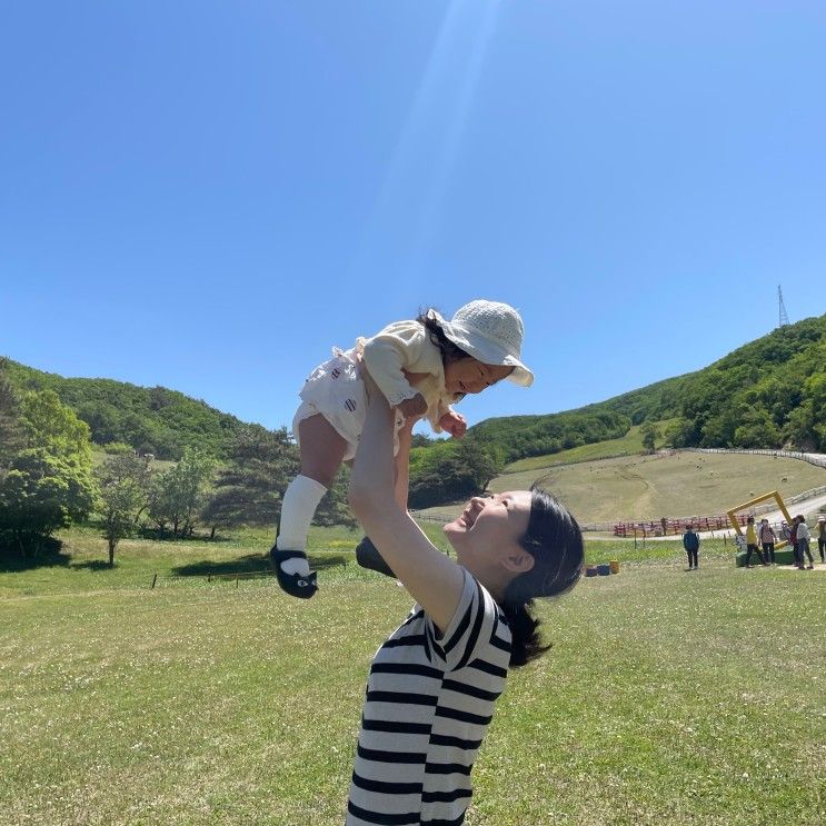 11개월 아기랑 평창여행 (돌 기념 여행)-오대산 국립공원, 발왕산 케이블카, 대관령 하늘 목장