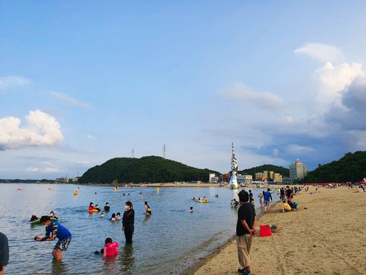 [충남 당진 가볼 만한 곳] 왜목마을 해수욕장, 서울 근교의 아이들과 바다 수영하기 좋은 곳