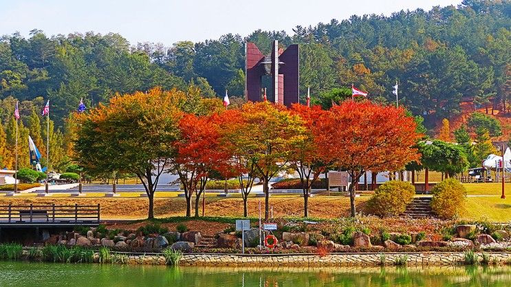 경남 밀양 아리랑대공원의 단풍 나들이 (가볼만한곳)