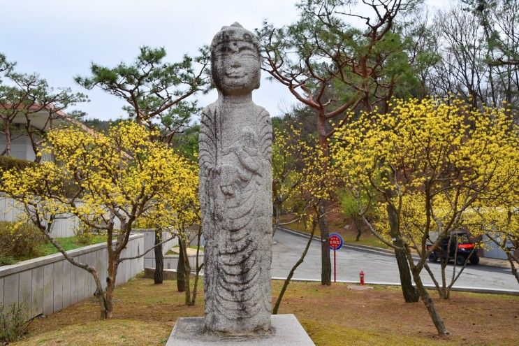 국립부여박물관의 야외전시물과 어린이박물관 이용 안내