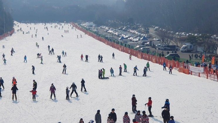 소노벨비발디파크 이겨울 마지막스키장 여행...