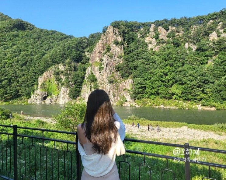 경북 여행 문경 진남교 신상 계곡 카페 그로체 숙소 펜션 아이와...