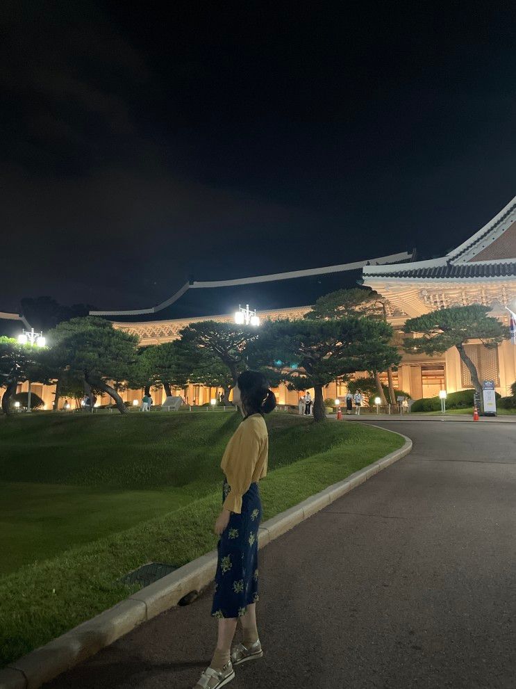 [종로] 청와대 밤의 산책 관람 장소 및 포토 스팟 후기