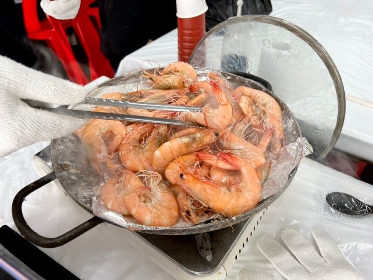 인천 근교 대부도 대하구이 맛집 <정일수산> 야외테라스가 좋은...