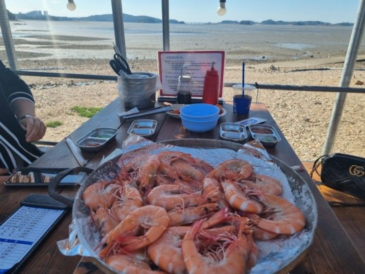 대부도 정일수산 오션뷰 대하맛집