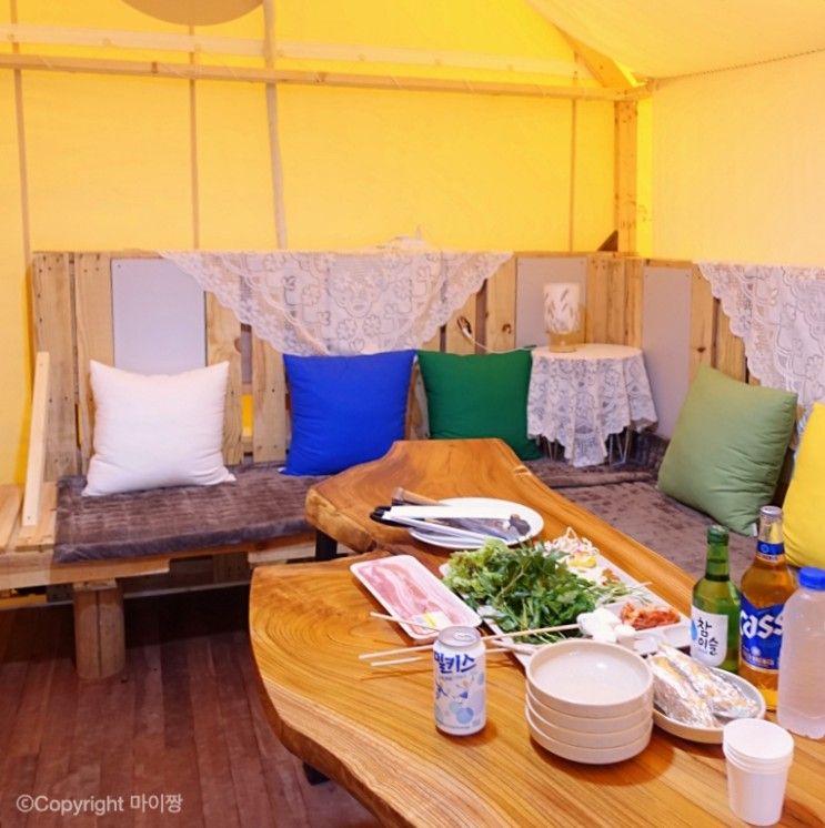 양주 캠핑식당 도치돌캠프, 물놀이장 알파카 체험 꿀조합