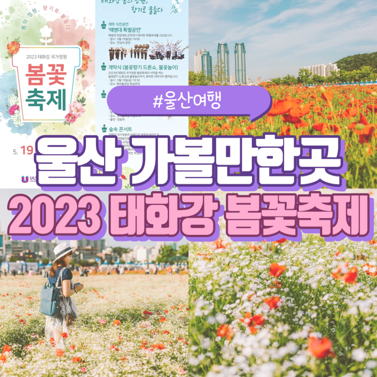 울산 가볼만한곳 2023 태화강 국가정원 봄꽃축제, 십리대숲