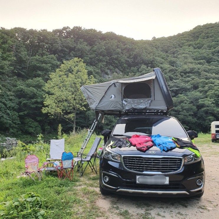 캠핑의 계절이 돌아왔다! 경기도 양주, 일영 봉주르식당 캠핑기