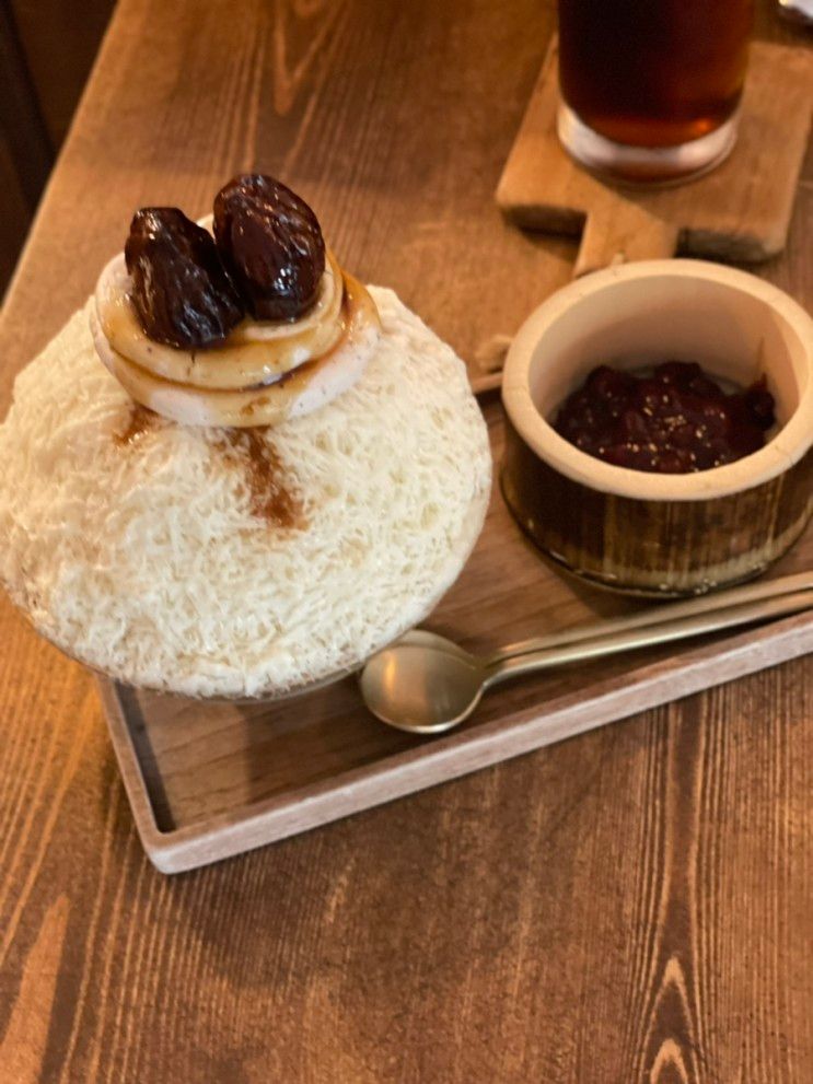 수원 망포 쿠로이시로 밤빙수가 맛있는 일본식카페