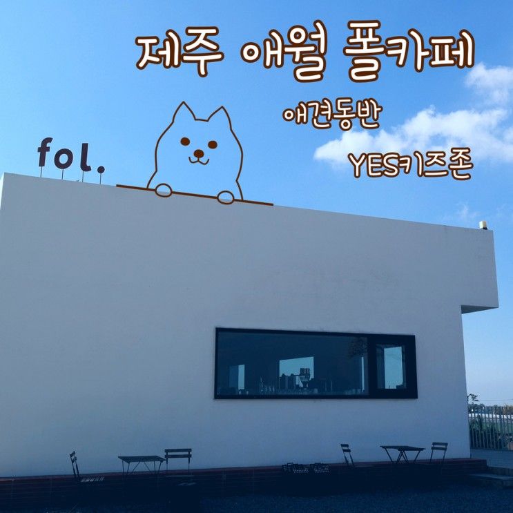 애견동반 YES키즈존 폴카페 fol. 제주 서쪽 카페 추천