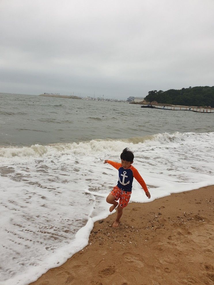 왕산해수욕장 주차 텐트 영종도 아이랑 가볼만한 곳