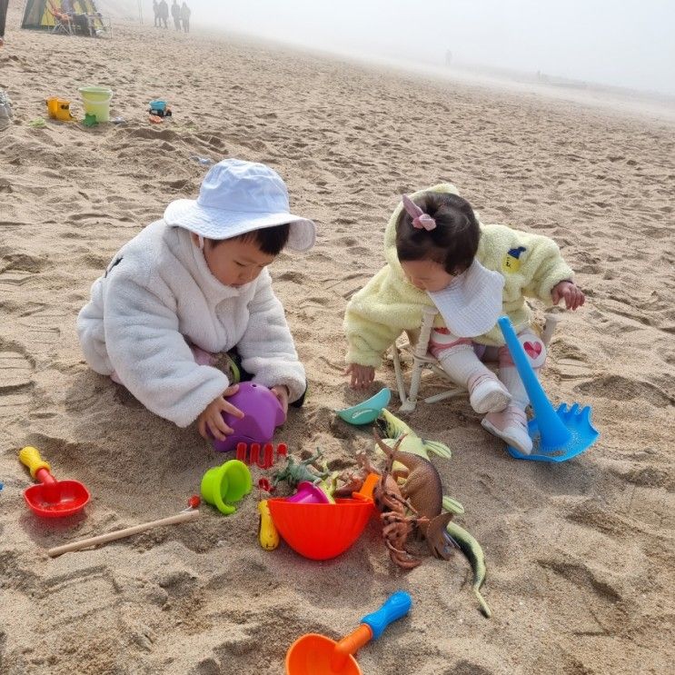 인천 아이랑 갈만한곳 왕산해수욕장 모래놀이 갯벌체험...