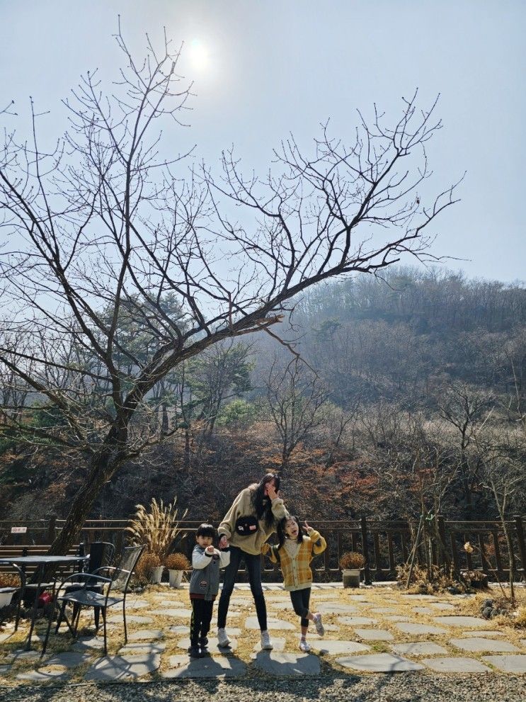 연천 한탄강관광지 근처 정원 카페<그린달>물놀이 가능