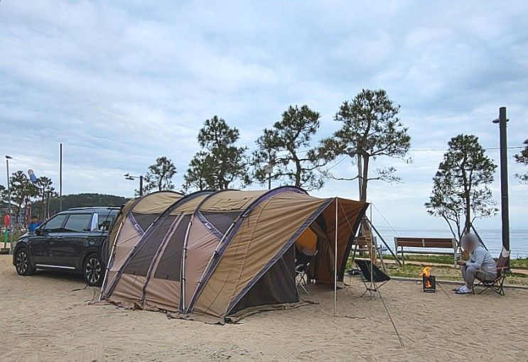 을왕리 왕산해수욕장 서해캠핑장 차박 캠핑 후기