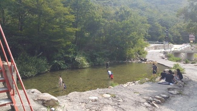 시원한 계곡이 있어 애들과 같이 가기 좋은 청도 거림가든펜션