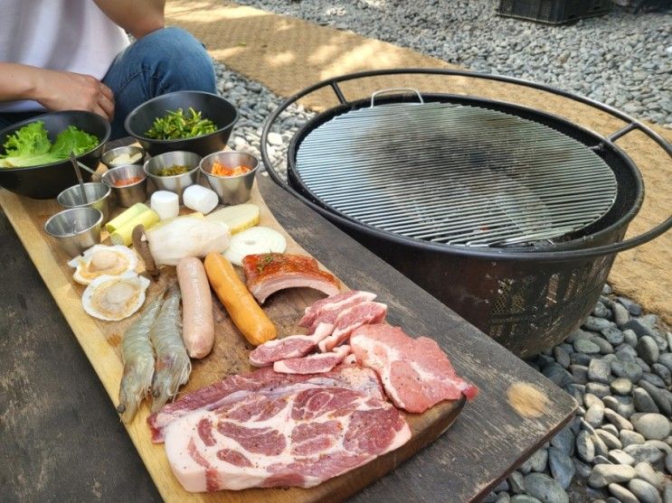 하남스타필드맛집 캠핑감성 만돈만리 가격, 메뉴, 애견동반