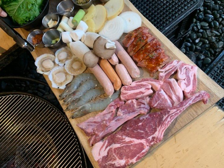 하남 만돈만리, 캠핑장 느낌 야외 텐트 고기맛집, 내돈내산후기