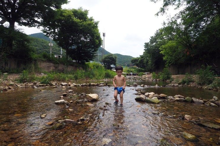 용인 아이와가볼만한곳 묵리계곡 용덕사천 무리 없이 잘... 