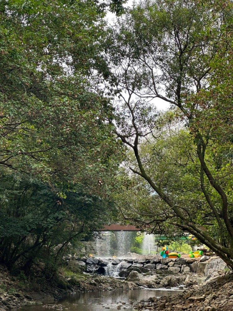 충남 서산:) 용현계곡, 수영장 있는 가야산 휴 펜션/가족여행