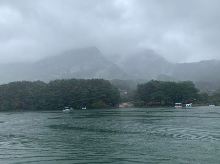 포천 당일 나들이 / 산정호수 도넛전동보트, 낙천지폭포