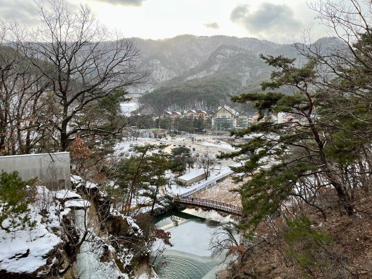 산정호수 둘레길 수변코스 낙천지폭포