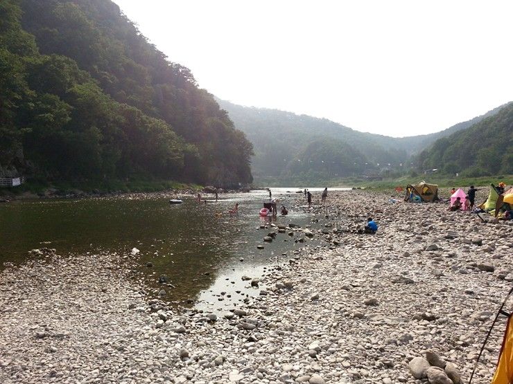 팔봉산 유원지 - 홍천 비발디 인근 계곡 (강원도 홍천군 관광지)