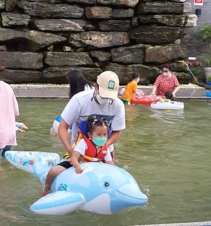 [아이와 가볼만한곳]  여름에 가기 딱인 물놀이 카페_광교포레...