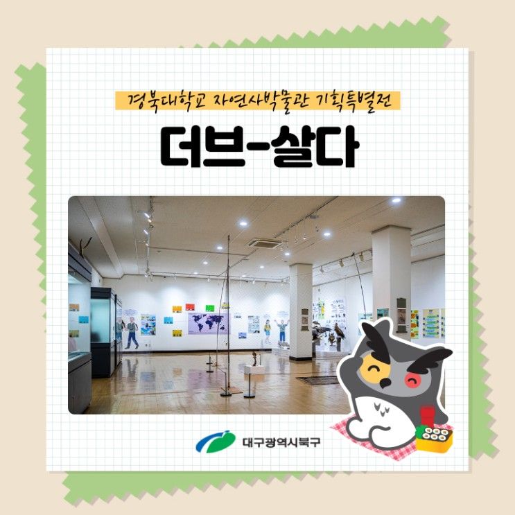 경북대학교 자연사박물관 기획특별전 '더브살다' (~11. 30.)