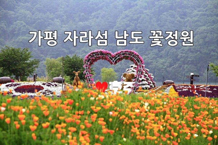 가평 자라섬 남도 꽃정원 축제(5월 28일 ~ 6월 25일) 여기 어때???