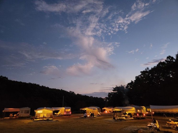글램핑 생애 첫 카라반 인천 여행 강화도 캠핑장 어반티지 캠핑장
