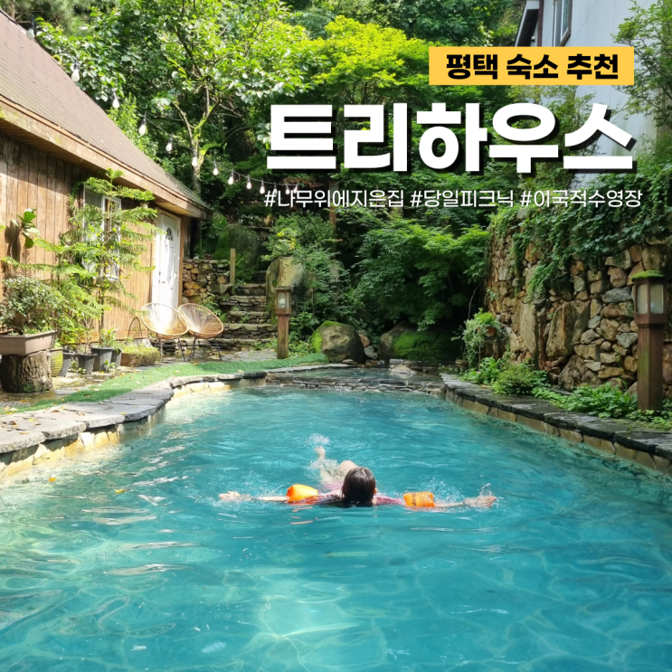 평택 "트리하우스" 톰소여 내돈내산 솔직후기 / 당일여행, 수영장