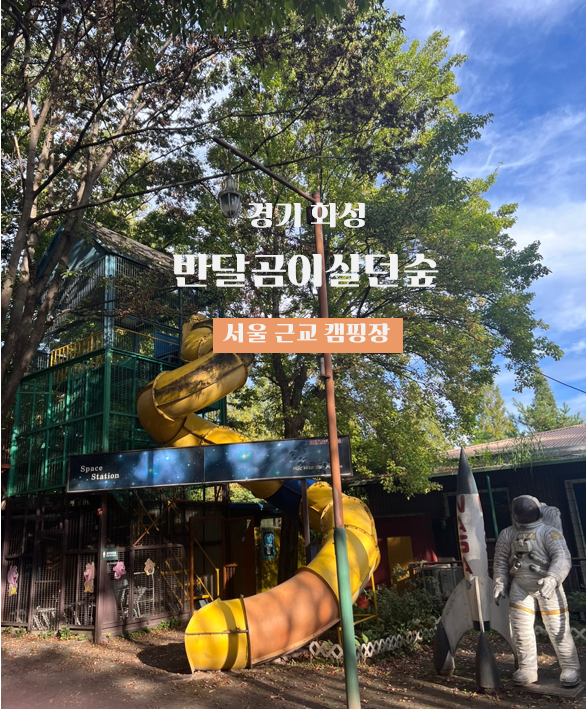 서울근교캠핑장, 화성 반달곰이살던숲 (베어팜), 진짜 곰 있음!