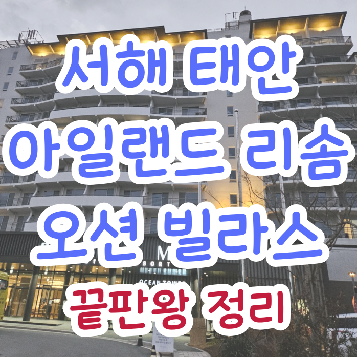 아일랜드 리솜 오션 빌라스 끝판왕 정리