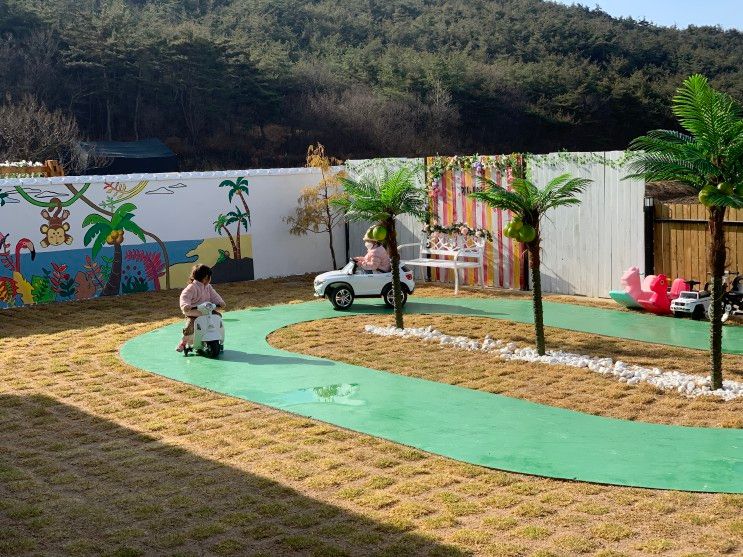 경주신축펜션 키즈풀빌라펜션 키즈엘림 아이들의 천국이야