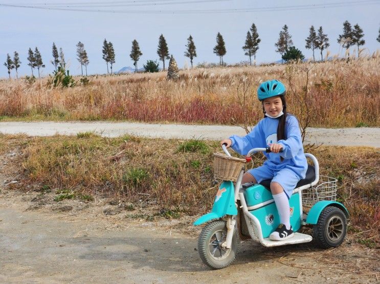 안 타면 후회 대부도바다향기테마파크 전동바이크 타기