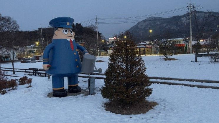 춘천 가볼만한곳 김유정역 폐역의 겨울
