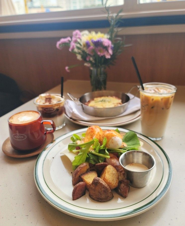 광교브런치 맛집 카페메이븐 더 테라스