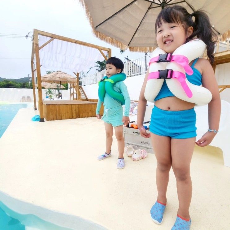 영흥도 글램하이 글램핑 아이와 인천 감성 수영장 숙소