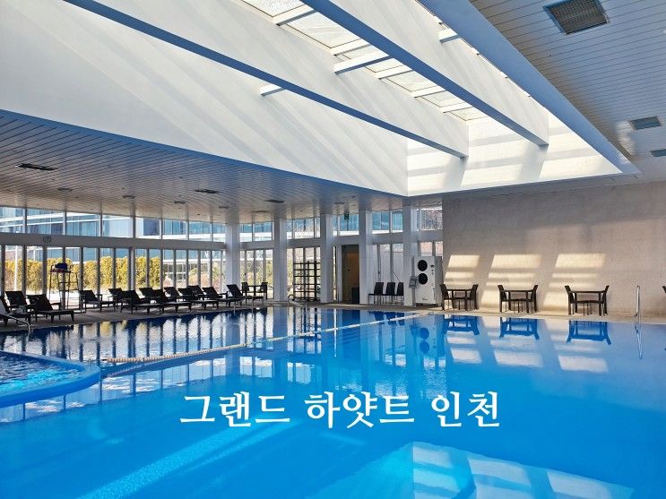인천공항 근처 호텔 그랜드 하얏트 인천 수영장 라운지 조식 후기