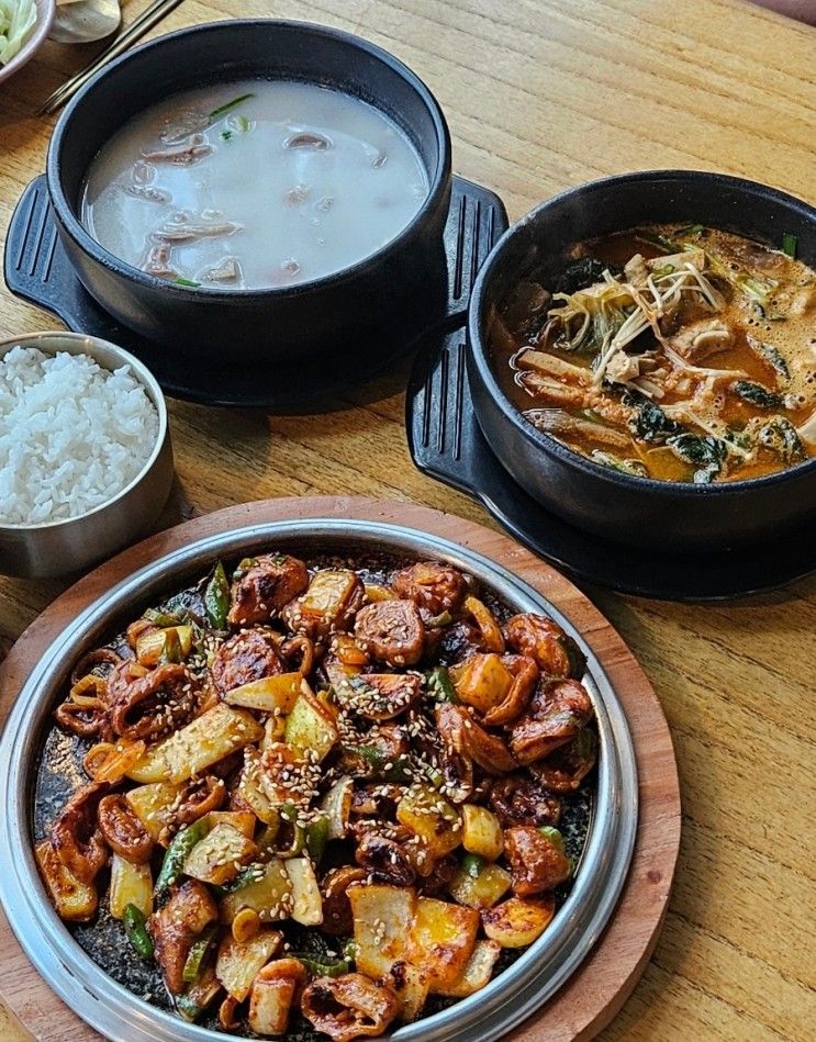 의정부 한식 맛집 무봉리순대국 카페아를 장암동 맛집