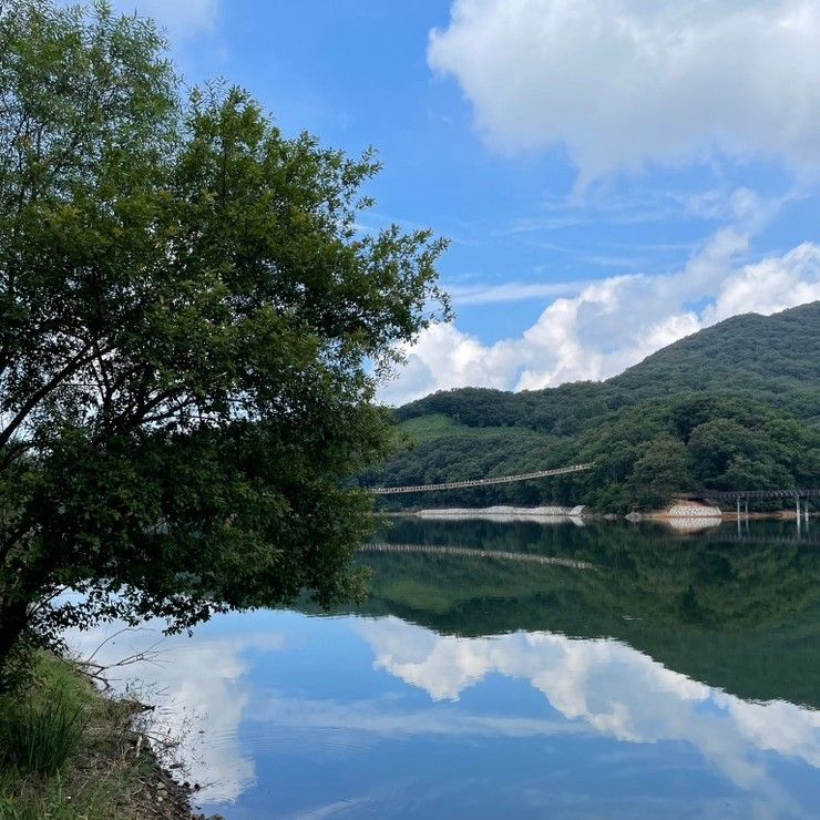 아기랑 파주 마장호수 산책로로 레드브릿지 다녀오기