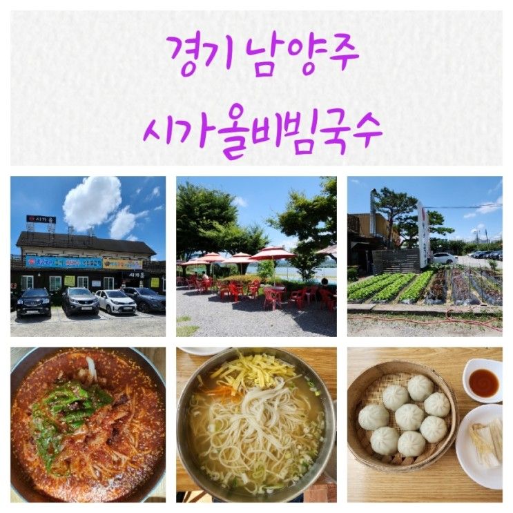 남양주 시가올 비빔국수 미호박물관맛집