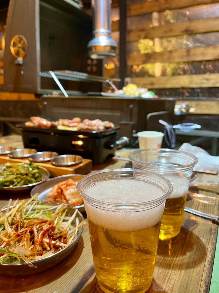 [양주] 강경 숯불바베큐 양주점, 바베큐 맛집 애견동반 캠핑식당