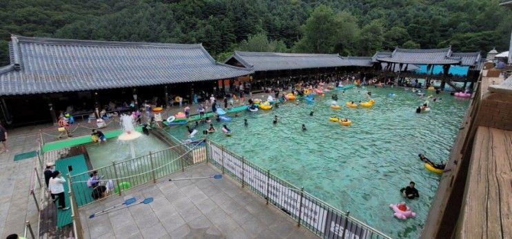 [경기도 야외수영장] 취사가능 양주 장흥한옥수영장(이용요금, 방갈로, 예약 등)