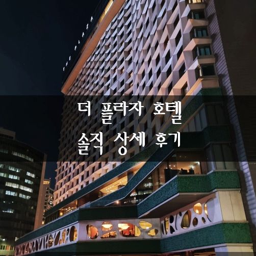 [더 플라자 서울] 프리미어스위트, 조식 솔직 후기 (+아이와 함께) / 신세계백화점 본점 & 시청 야경