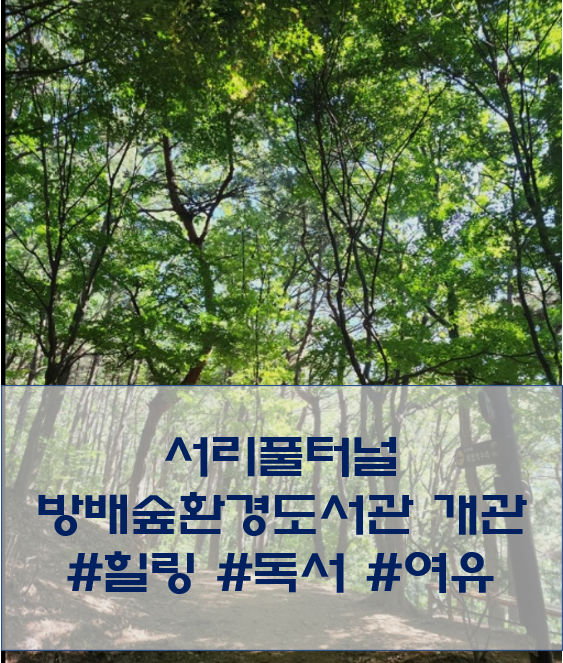 #서초구 방배동 방배숲환경도서관 개관 방문 (feat....