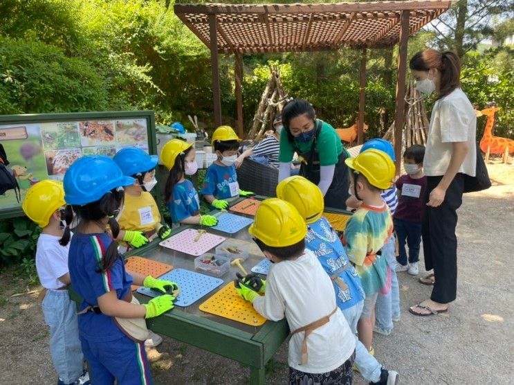 아이체험수업:경기도광주 숲속곰디체험학교(목공체험)