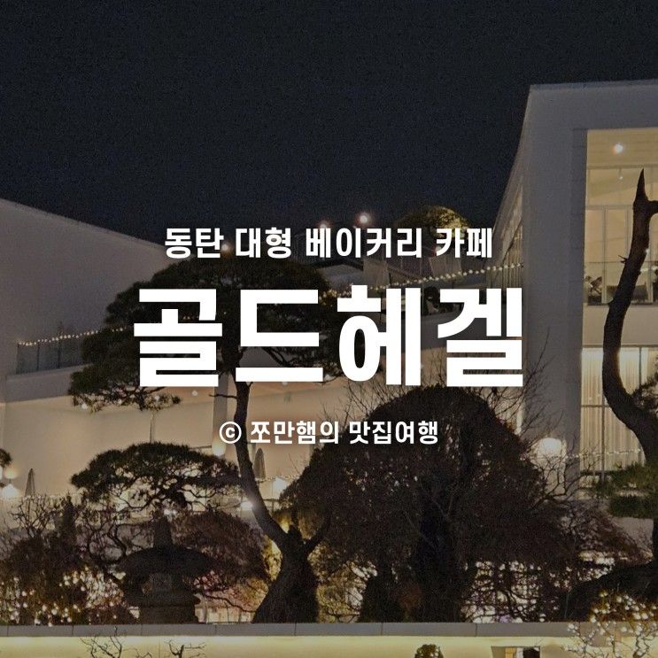 동탄 대형 베이커리카페 골드헤겔 홍종흔 베이커리 본점 주차