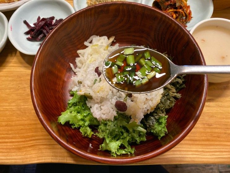 [인천 강화도]마니산산채 - 떡갈비,산채솥밥(산채비빔밥)