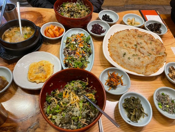 인천 강화도 찐맛집 마니산산채 안심먹거리 한식집